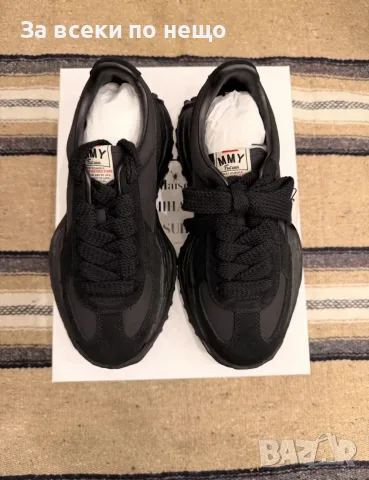 Maison Mihara Yasuhiro "LARRY" OG Sole Canvas Low-top Sneaker Black Дамски И Мъжки Маратонки К. ch49, снимка 2 - Маратонки - 55417033