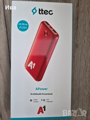 Външна батерия (power bank) Ttec, снимка 2 - Външни батерии - 54144256