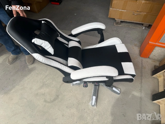 Геймърски стол ергономичен, регулируем,офис стол,различни цветове, снимка 11 - Столове - 54206273