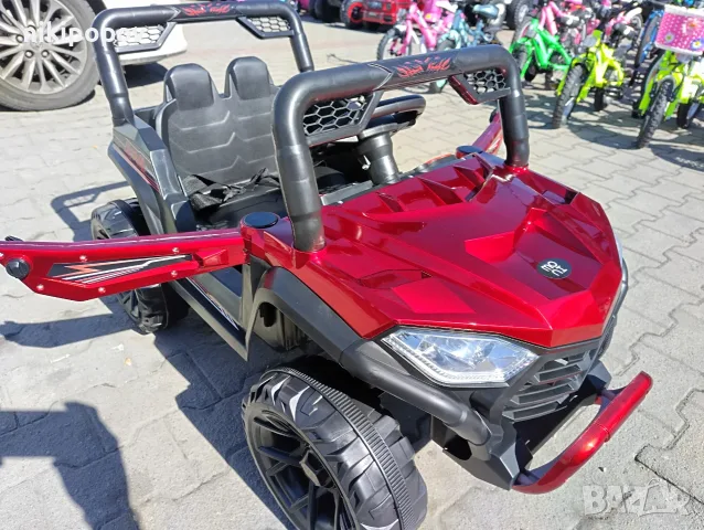TEXAS акумулаторен джип FAST UTV червен, снимка 11 - Детски велосипеди, триколки и коли - 55440148