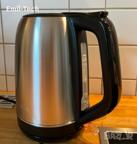 Нова електрическа кана Tefal 1.7L, мощност 2400W + подарък термо чаша, снимка 4 - Кани - 54454168