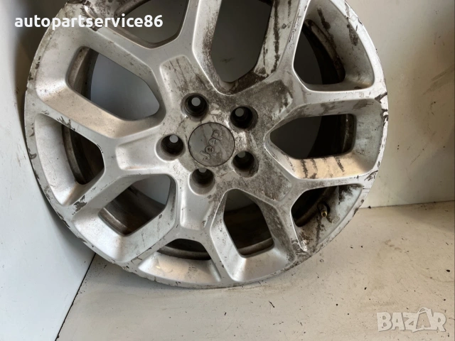 Оригинални 17-цолови алуминиеви джанти за Jeep Renegade (2018 г.), размер 7Jx17, ET40, OEM № 7355775, снимка 5 - Гуми и джанти - 55075220