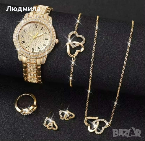 ❤️Стилен дамски комплект, изработен от висококачествена медицинска стомана🌷 Цена- 15€ у