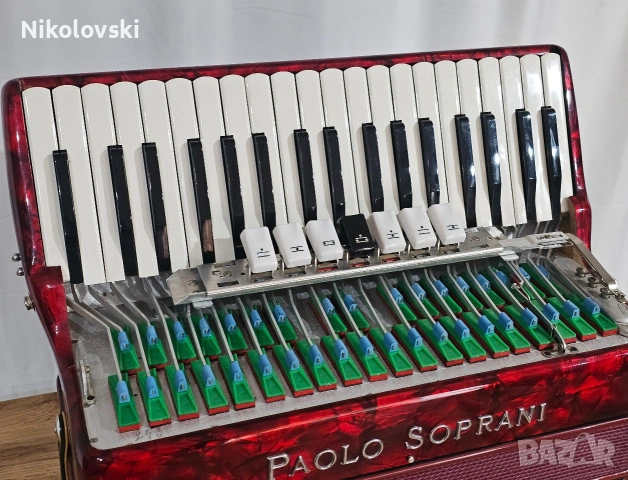 Акордеон Paolo Soprani НОВ, снимка 6 - Акордеони - 54922756