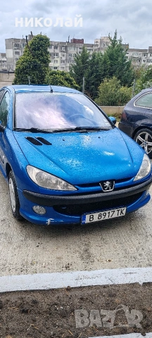 пежо 206 1.1 бензин 2003г фейс , снимка 7 - Автомобили и джипове - 54595315