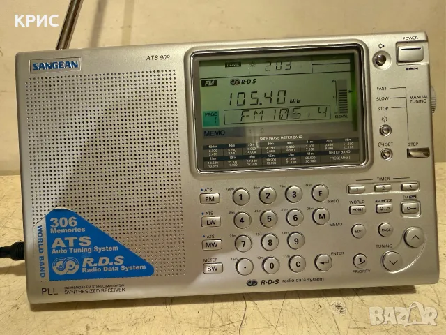 SANGEAN ATS-909, Радио RDS, снимка 4 - Радиокасетофони, транзистори - 55676087