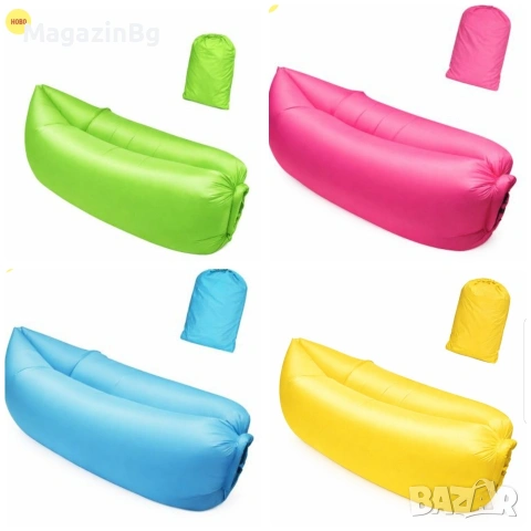 Въздушно легло bubble bed, 230х70 см за къмпинг море градина 