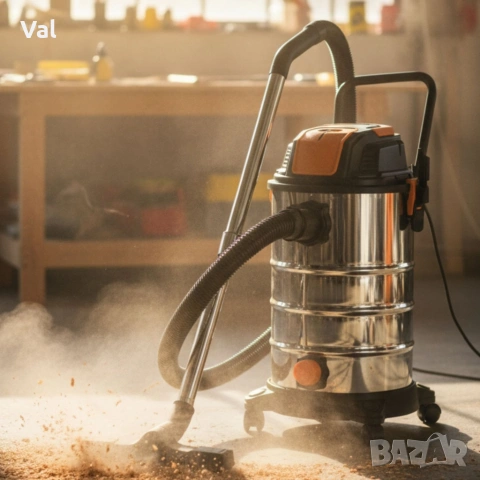 Stark’s IVC30 – Прахосмукачка 3 в 1 за сухо и мокро почистване с обдухване, 1500W и 30L резервоар, снимка 2 - Прахосмукачки - 54907514