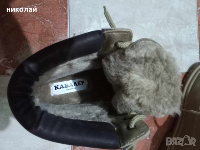 продавам обувки-естествена кожа-КАВАЛЕР , снимка 2 - Мъжки боти - 55038184