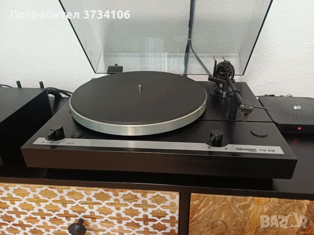 грамофон Thorens TD 318, снимка 6 - Грамофони - 55419675