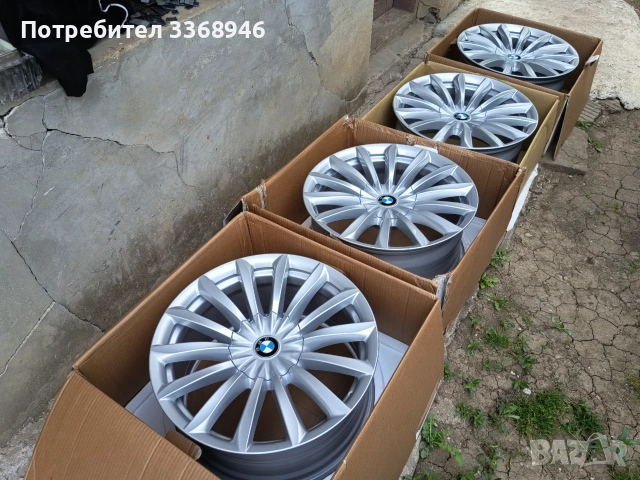 ОРИГИНАЛНИ ДЖАНТИ БМВ 19" 5Х112 BMW 5x112 спорт пакет, снимка 2 - Гуми и джанти - 55252562