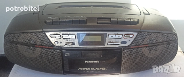 Двукасетъчен радиокасетофон PANASONIC RX -DT39 +CD 