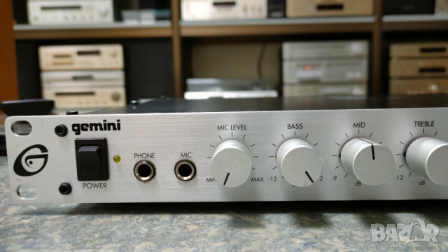 Предусилвател GEMINI PA-7000, снимка 3 - Ресийвъри, усилватели, смесителни пултове - 54415564