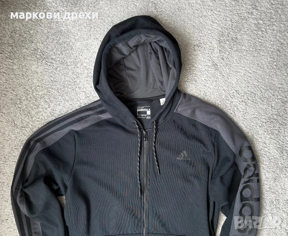 Adidas LIN 3S FZ HOODIE L, снимка 5 - Суичъри - 54182335