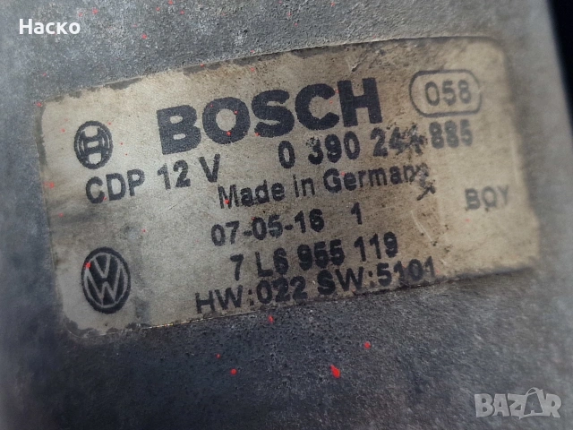 Моторче Чистачки с Лостов Механизъм VW Touareg Porsche Cayenne Туарег Кайен 7L6955119 7L6955023, снимка 3 - Части - 55038955