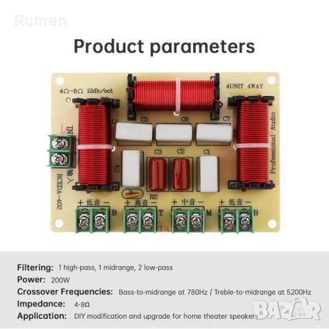 Аудио филтри / audio filters / crossover, снимка 2 - Тонколони - 39799700
