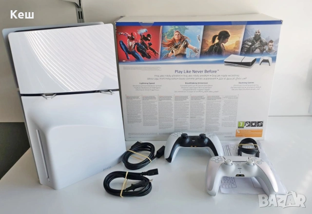 Конзола PlayStation 5 Slim Disk edition(2бр. контролери+ гаранция), снимка 2 - PlayStation конзоли - 55050622