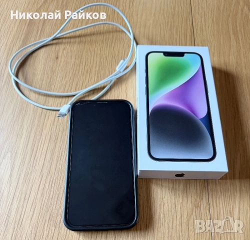 iPhone 14 midnight 128gb 82% батерия 