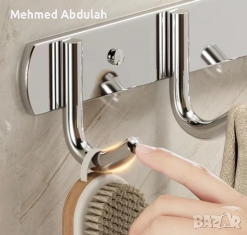 Здрави метални закачалки с 5 и 6 куки, снимка 4 - Други стоки за дома - 54217149