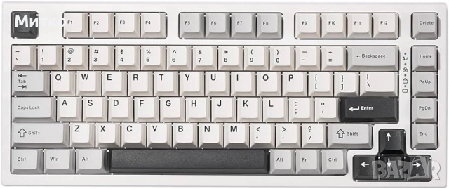 YUNZII YZ75 75% Hot Swappable безжична геймърска механична клавиатура, RGB подсветка, BT5.0/2.4G/USB, снимка 8 - Клавиатури и мишки - 54604934