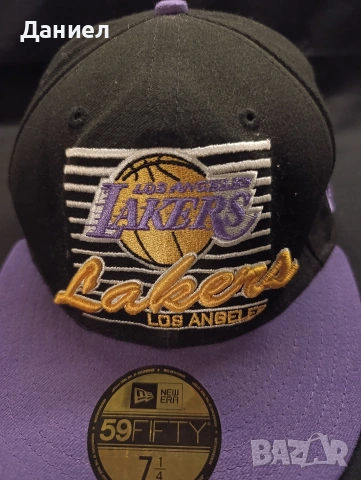 Винтидж шапка на Los Angeles Lakers , снимка 2 - Шапки - 55032884