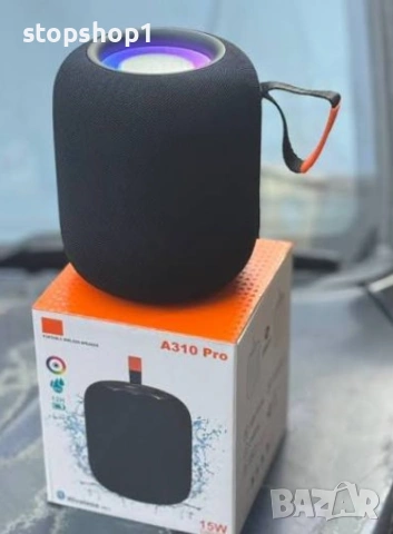 Преносима тонколона колона колонка A310 Pro, FM Bluetooth USB AUX Micro SD, Водоустойчива, снимка 2 - Bluetooth тонколони - 55278165