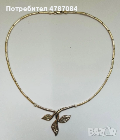 Сребърно колие