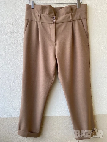 Дамски панталон с маншет — М/Л, снимка 2 - Панталони - 54175083