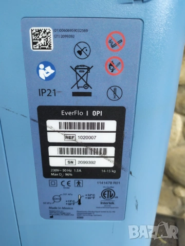 Кислороден концентратор Philips, снимка 7 - Медицинска апаратура - 54849331