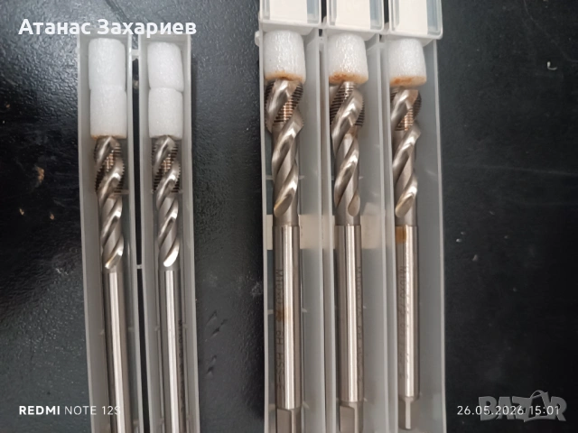 Продавам кобалтови метчици М7х0,75 и М10х0,75