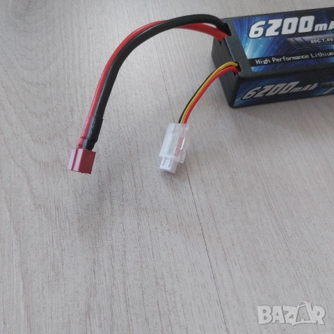 Професионална LiPo Батерия Zeee 2S 7.4V 6200mAh 80C Hardcase за RC Модели, снимка 2 - Друга електроника - 55010855