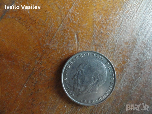 2 Deutsche Mark 1973 BundesRepublik Deutschland, снимка 2 - Нумизматика и бонистика - 54827761