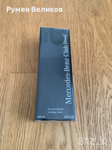 Тоалетна вода Mercedes Benz Club Black, 100 ml