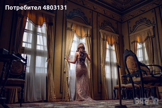 Бална рокля+чанта и обувки подарък, снимка 3 - Рокли - 55185559