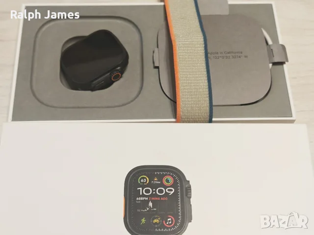 Като нов Apple Watch Ultra 2 LTE, снимка 3 - Смарт часовници - 55530733