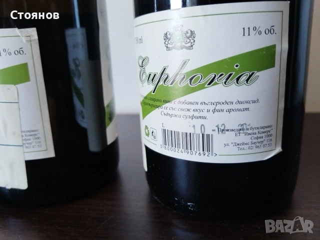 Пенливо вино ЕУФОРИЯ 2013г., снимка 7 - Други стоки за дома - 54635436