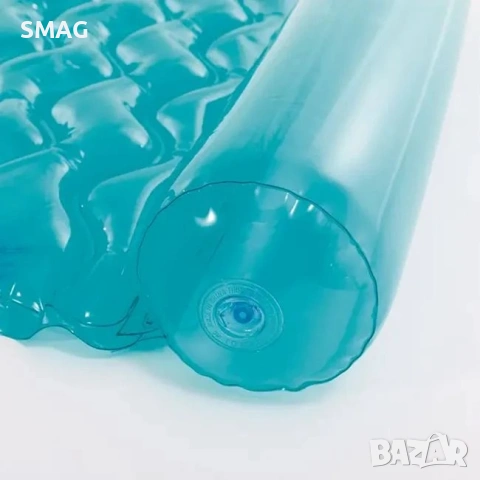 Надуваем плажен дюшек с възглавница 173x89см PVC_1260894, снимка 3 - Басейни и аксесоари - 54443865