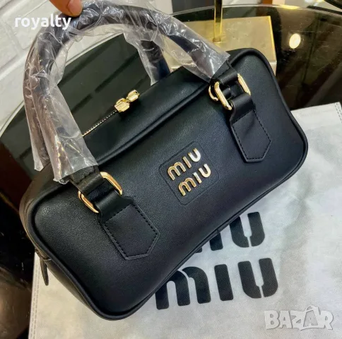 Miu Miu Нова Дамска Кожена Чанта Миу Миу Различни Цветове , снимка 14 - Чанти - 55329906