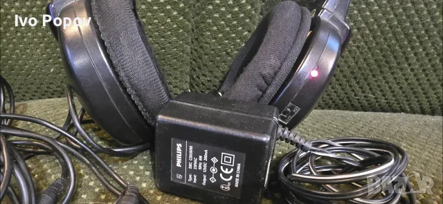 Philips SBC HC075 infrared слушалки, снимка 3 - Слушалки и портативни колонки - 55502046