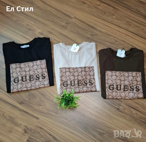 🤍Сет "GUESS " Памук Черно С/М М/Л Л/ХЛ Кафяво С/М Л/ХЛ Бежово М/Л Л/ХЛ 37€, снимка 6 - Спортни екипи - 53654929