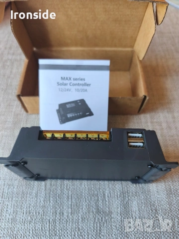 PWM соларен  контролер Lumiax 20А., снимка 3 - Друга електроника - 54906312