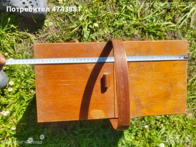 Дървен куфар , снимка 5 - Антикварни и старинни предмети - 54553438