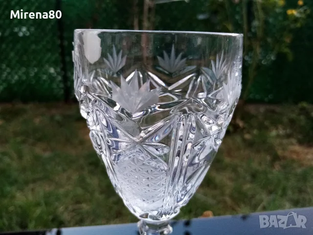 Кристален сервиз за вино НОВ - Югославия ! , снимка 5 - Сервизи - 55546931