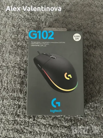 Мишка Logitech G102 Lightsync, снимка 5 - Клавиатури и мишки - 55444911