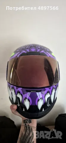 Каска ICON Airform Manik’RR MIPS лилава, снимка 3 - Аксесоари и консумативи - 55417358