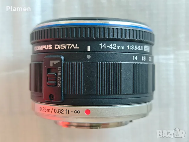 Olympus M. Zuiko Digital 14-42mm 1:3.5-5.6 ED M4/3, снимка 4 - Обективи и филтри - 55673570
