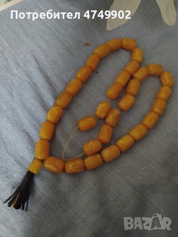 Кехлибарена броеница, снимка 2 - Антикварни и старинни предмети - 53955657