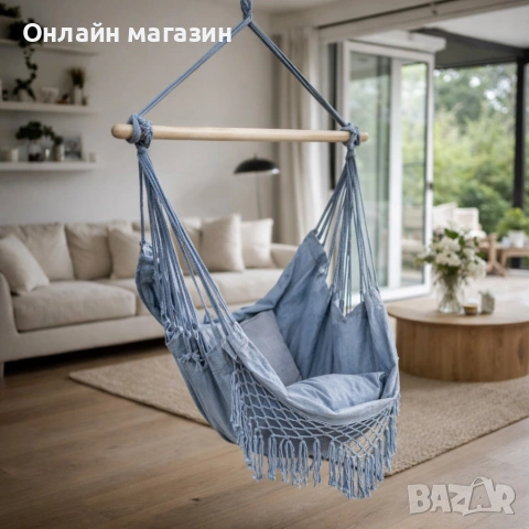 Люлка-хамак, снимка 2 - Градински мебели, декорация  - 54115961