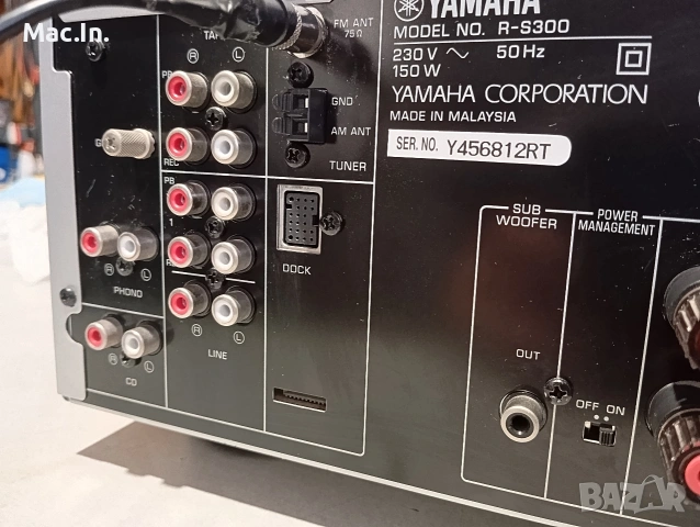 YAMAHA R-S 300, снимка 14 - Ресийвъри, усилватели, смесителни пултове - 54214479