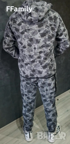Eкип Nike Tech Fleece Камуфлаж [S - XL], снимка 6 - Спортни дрехи, екипи - 54146041